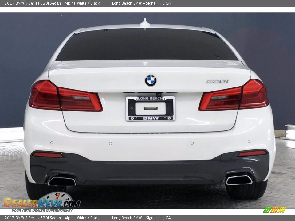 2017 BMW 5 Series 530i Sedan Alpine White / Black Photo #3