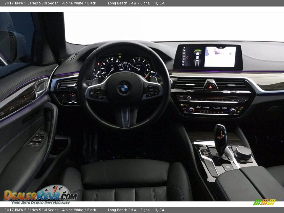 2017 BMW 5 Series 530i Sedan Alpine White / Black Photo #4