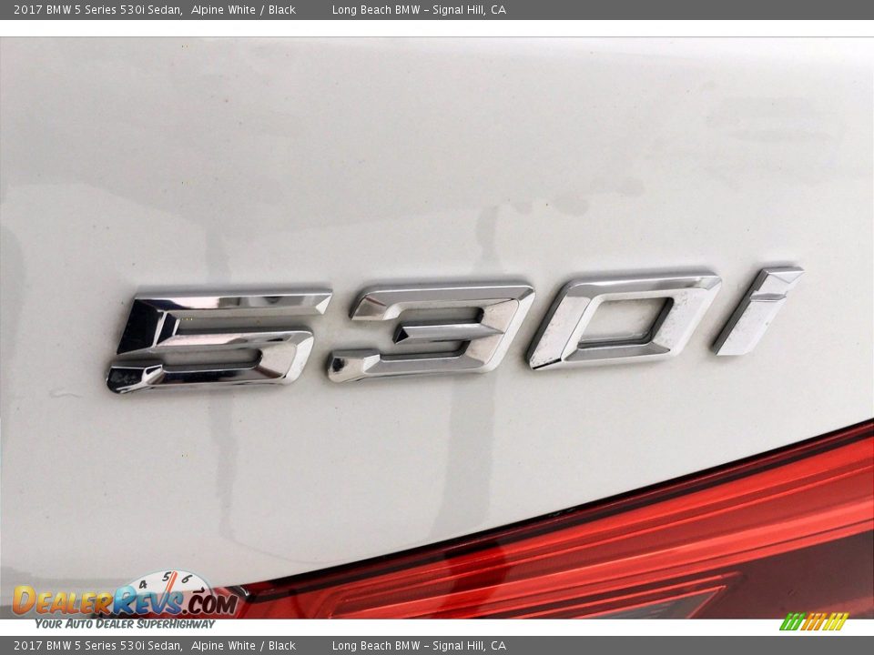 2017 BMW 5 Series 530i Sedan Alpine White / Black Photo #7