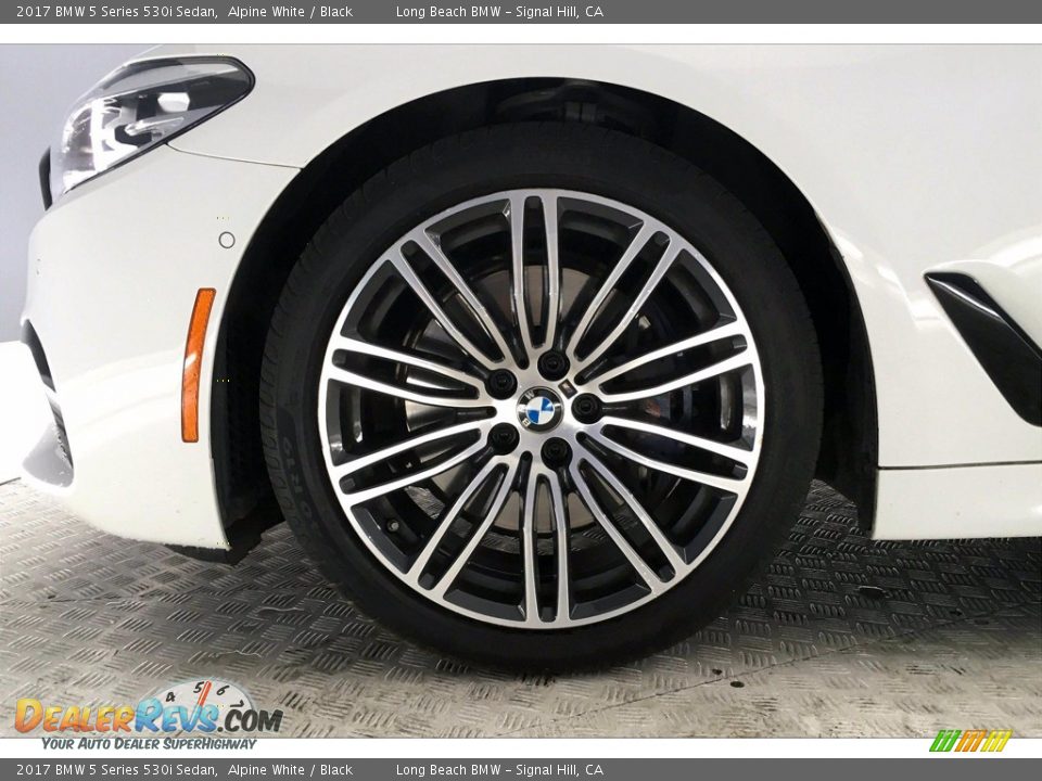 2017 BMW 5 Series 530i Sedan Alpine White / Black Photo #8