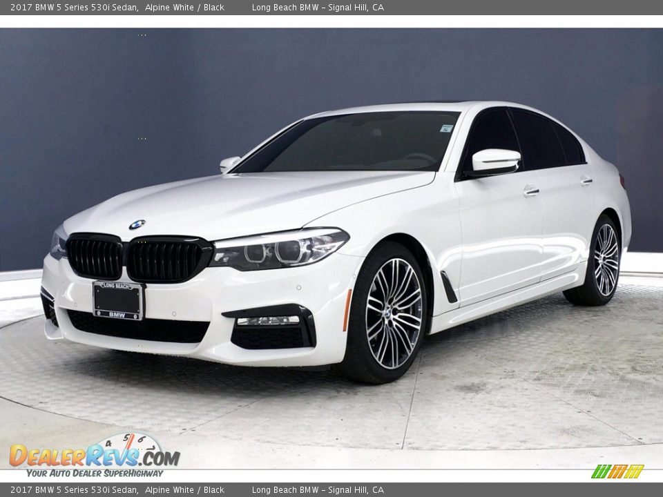 2017 BMW 5 Series 530i Sedan Alpine White / Black Photo #12