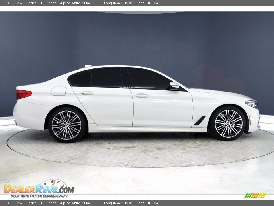 2017 BMW 5 Series 530i Sedan Alpine White / Black Photo #14