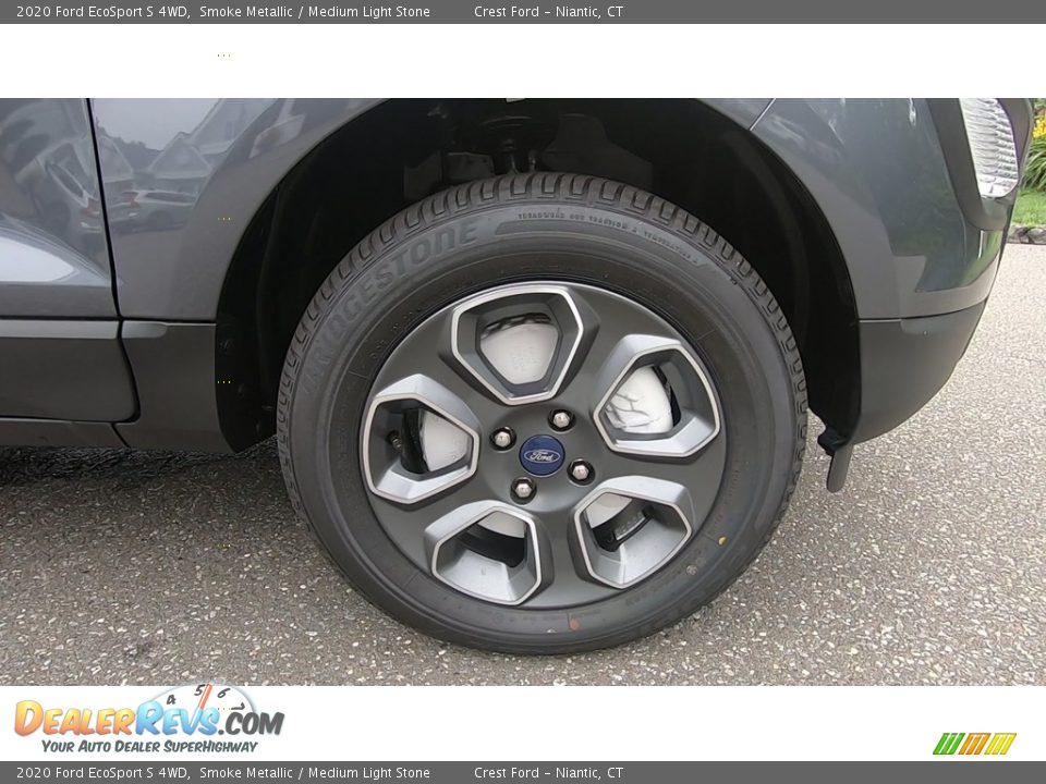 2020 Ford EcoSport S 4WD Smoke Metallic / Medium Light Stone Photo #26