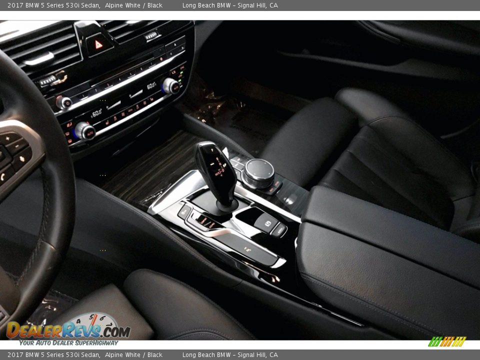 2017 BMW 5 Series 530i Sedan Alpine White / Black Photo #16
