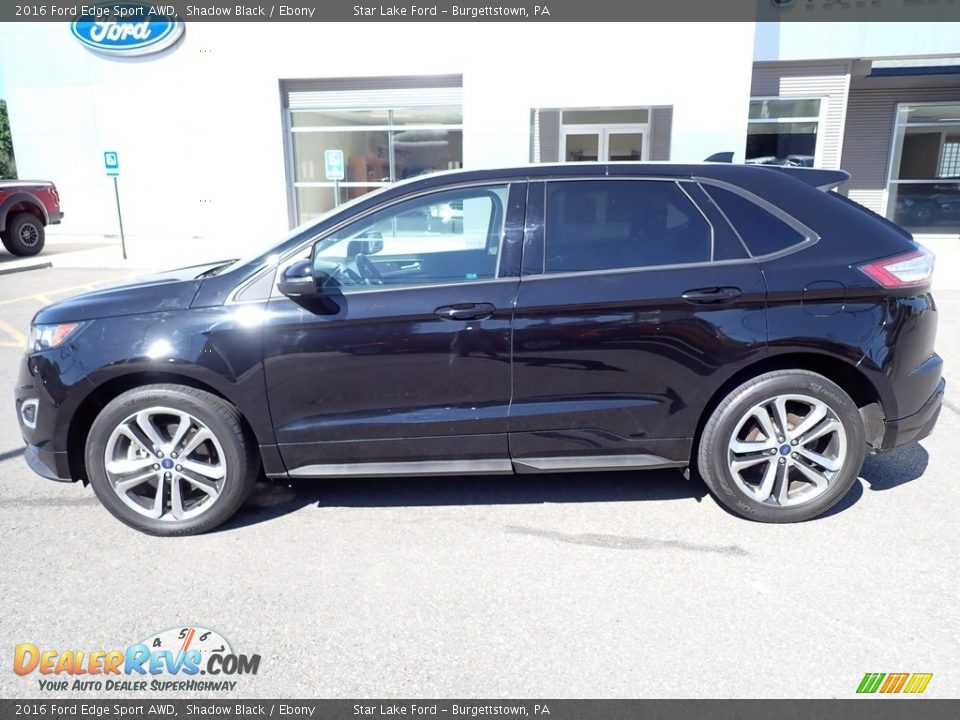 2016 Ford Edge Sport AWD Shadow Black / Ebony Photo #2