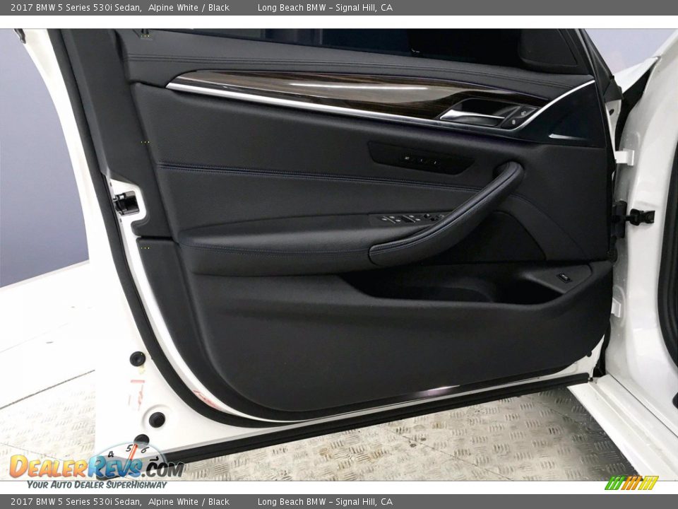 2017 BMW 5 Series 530i Sedan Alpine White / Black Photo #23