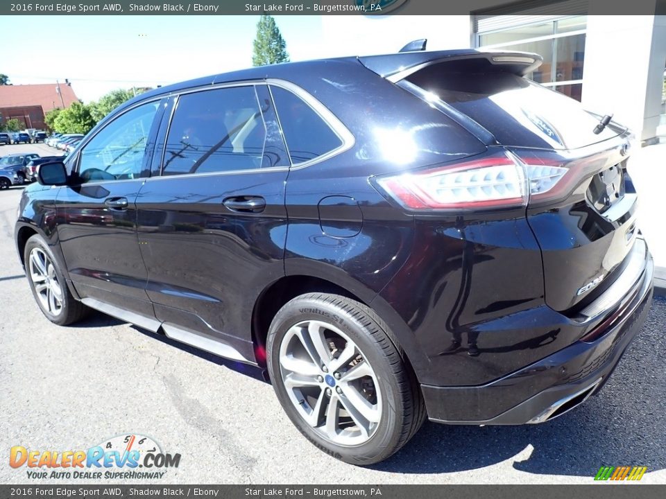 2016 Ford Edge Sport AWD Shadow Black / Ebony Photo #3