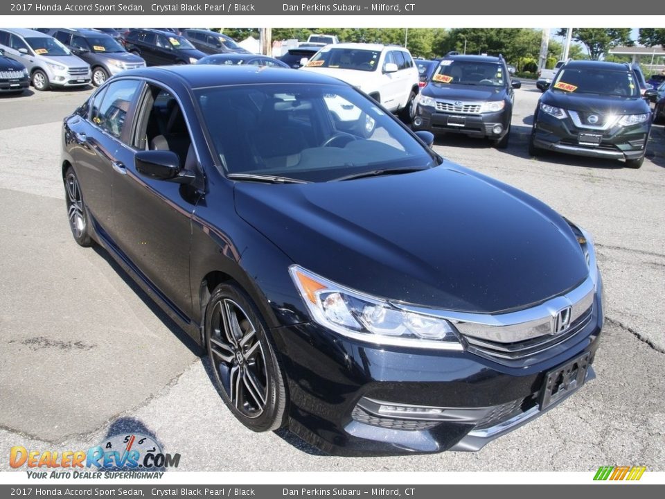 2017 Honda Accord Sport Sedan Crystal Black Pearl / Black Photo #3