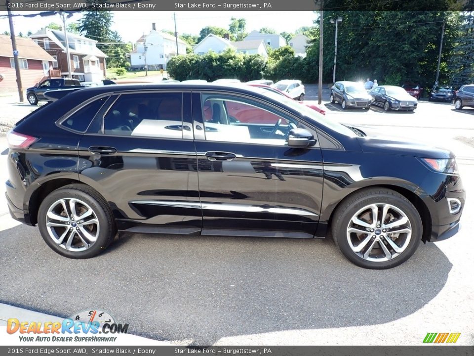 2016 Ford Edge Sport AWD Shadow Black / Ebony Photo #7