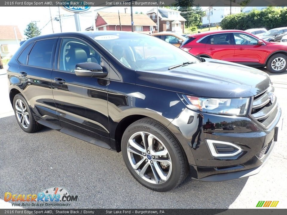 2016 Ford Edge Sport AWD Shadow Black / Ebony Photo #8