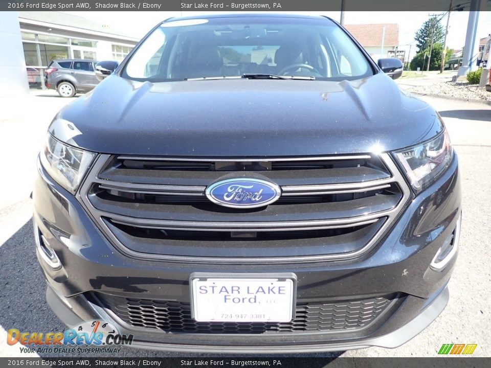 2016 Ford Edge Sport AWD Shadow Black / Ebony Photo #9