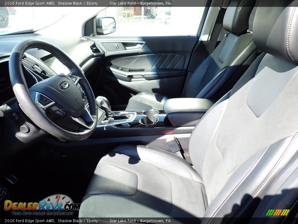 2016 Ford Edge Sport AWD Shadow Black / Ebony Photo #10