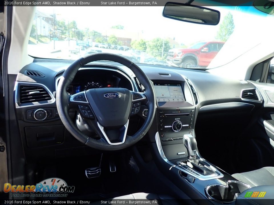 2016 Ford Edge Sport AWD Shadow Black / Ebony Photo #12