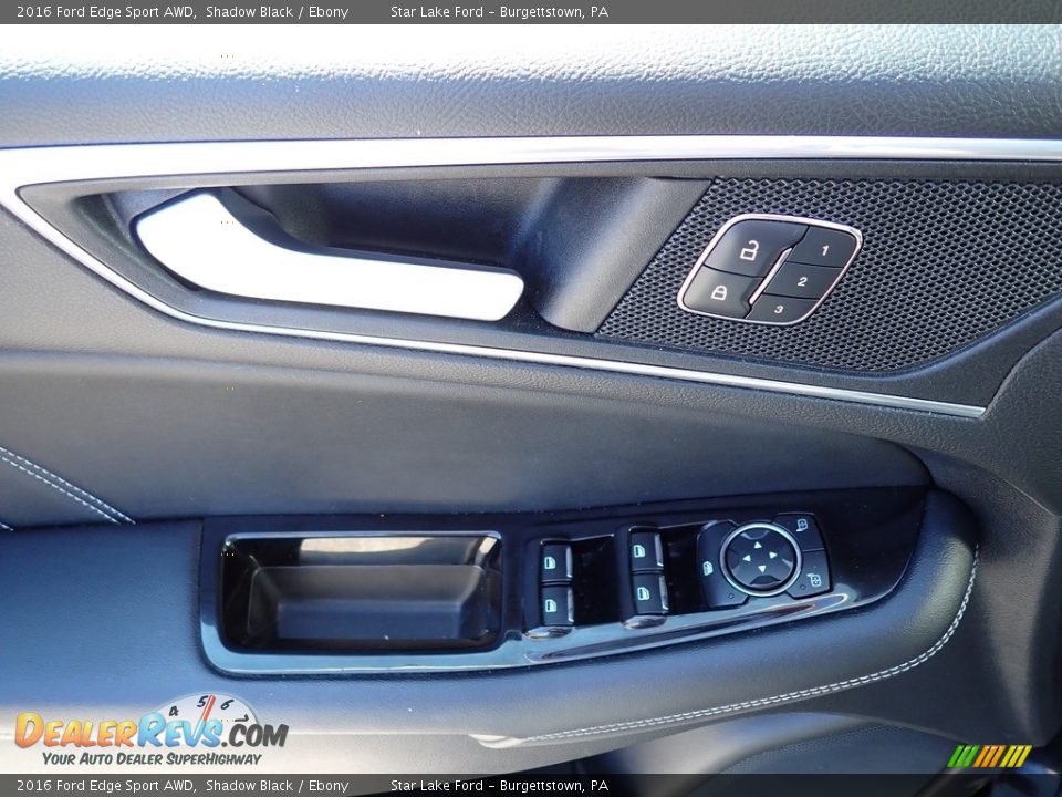 2016 Ford Edge Sport AWD Shadow Black / Ebony Photo #13
