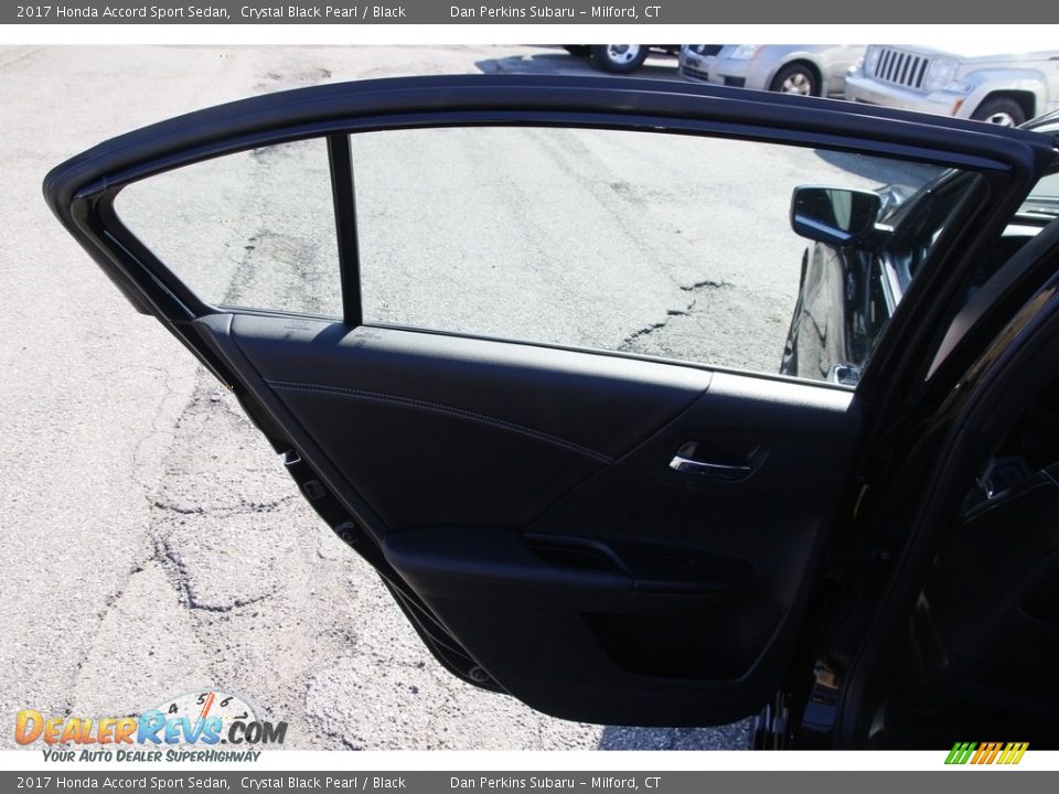 2017 Honda Accord Sport Sedan Crystal Black Pearl / Black Photo #11