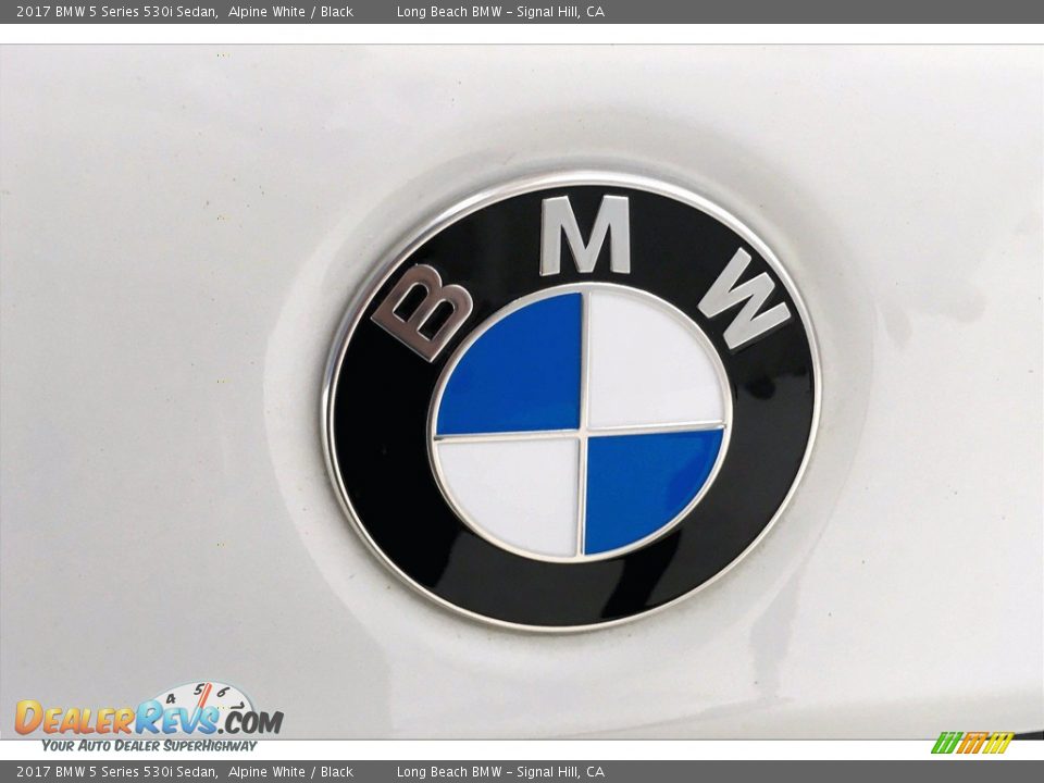2017 BMW 5 Series 530i Sedan Alpine White / Black Photo #34