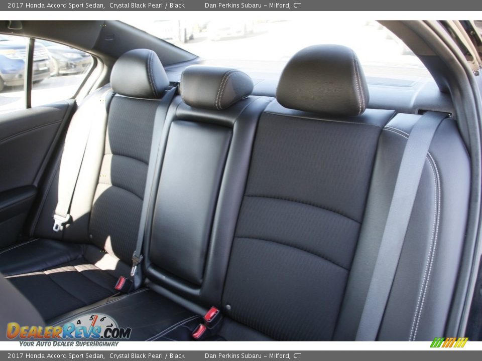 2017 Honda Accord Sport Sedan Crystal Black Pearl / Black Photo #12