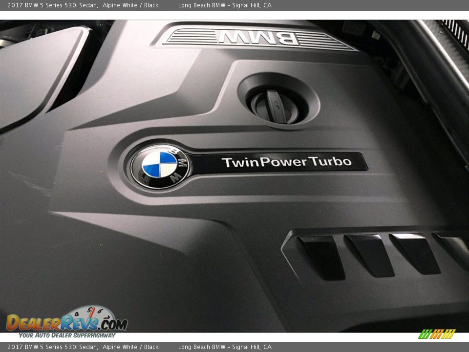 2017 BMW 5 Series 530i Sedan Alpine White / Black Photo #35