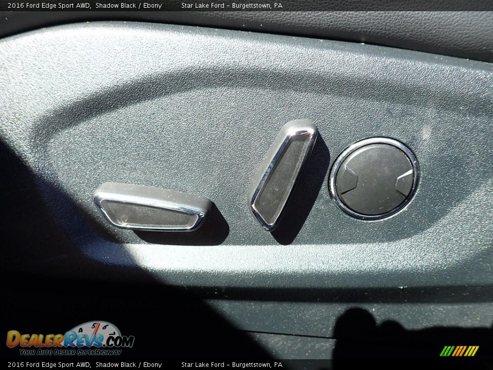 2016 Ford Edge Sport AWD Shadow Black / Ebony Photo #15