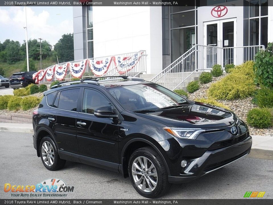 Front 3/4 View of 2018 Toyota RAV4 Limited AWD Hybrid Photo #1