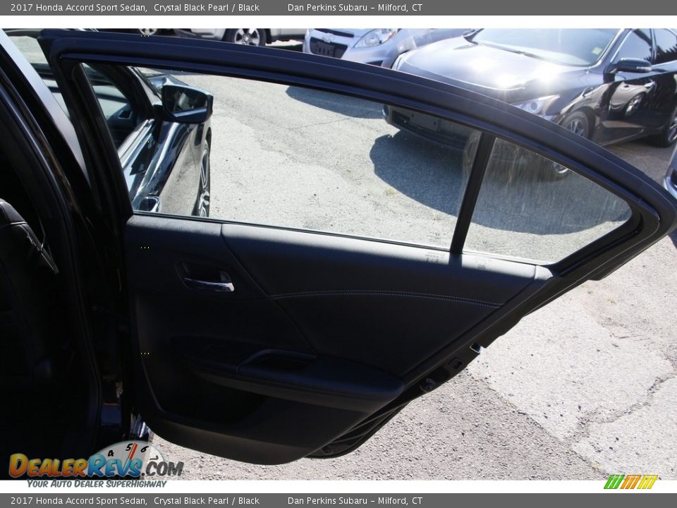 2017 Honda Accord Sport Sedan Crystal Black Pearl / Black Photo #14