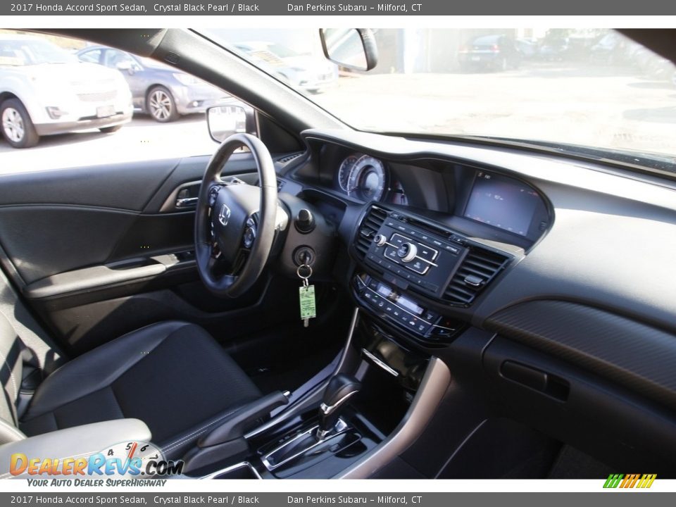2017 Honda Accord Sport Sedan Crystal Black Pearl / Black Photo #15