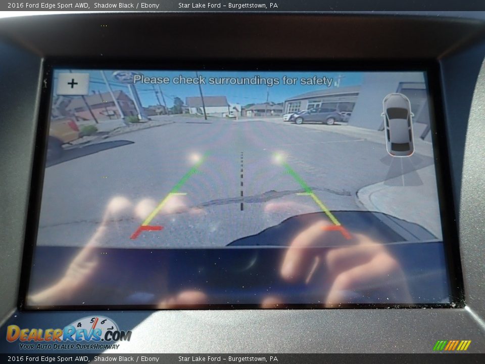 2016 Ford Edge Sport AWD Shadow Black / Ebony Photo #18