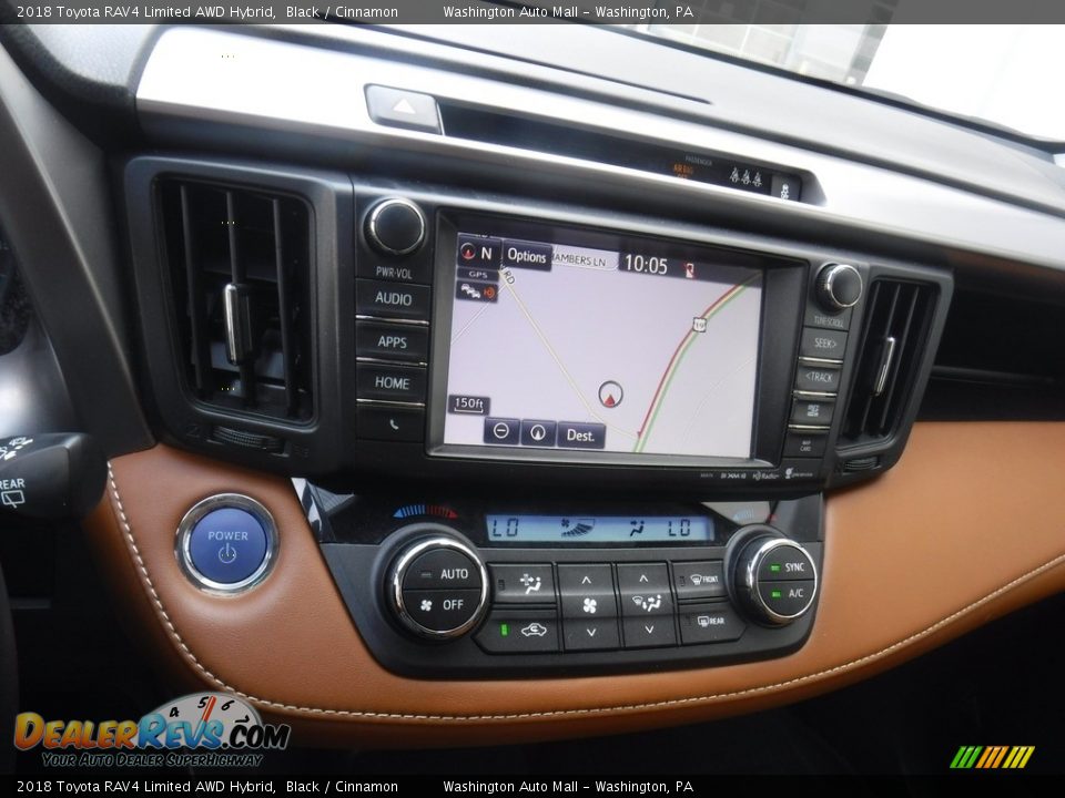 2018 Toyota RAV4 Limited AWD Hybrid Black / Cinnamon Photo #3