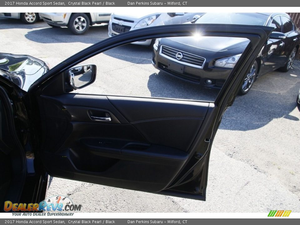 2017 Honda Accord Sport Sedan Crystal Black Pearl / Black Photo #16