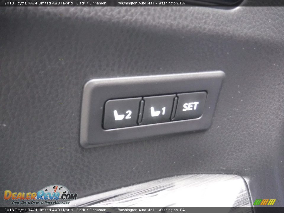 2018 Toyota RAV4 Limited AWD Hybrid Black / Cinnamon Photo #8