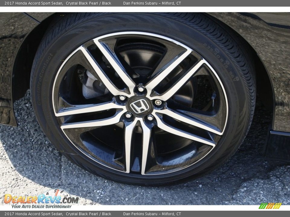 2017 Honda Accord Sport Sedan Crystal Black Pearl / Black Photo #21