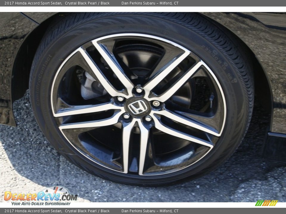 2017 Honda Accord Sport Sedan Crystal Black Pearl / Black Photo #22