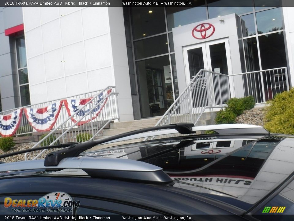 2018 Toyota RAV4 Limited AWD Hybrid Black / Cinnamon Photo #10
