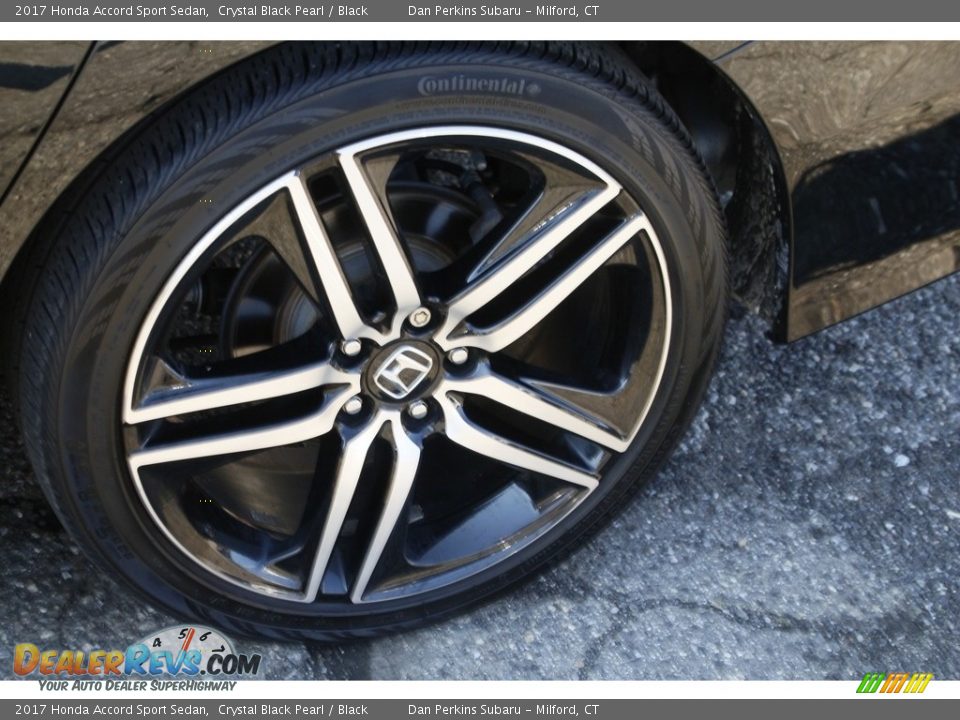 2017 Honda Accord Sport Sedan Crystal Black Pearl / Black Photo #23