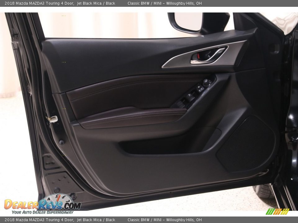 2018 Mazda MAZDA3 Touring 4 Door Jet Black Mica / Black Photo #4