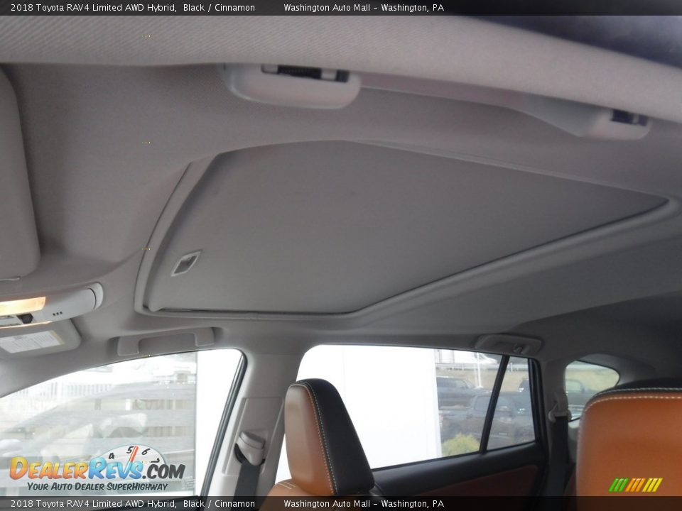 2018 Toyota RAV4 Limited AWD Hybrid Black / Cinnamon Photo #18