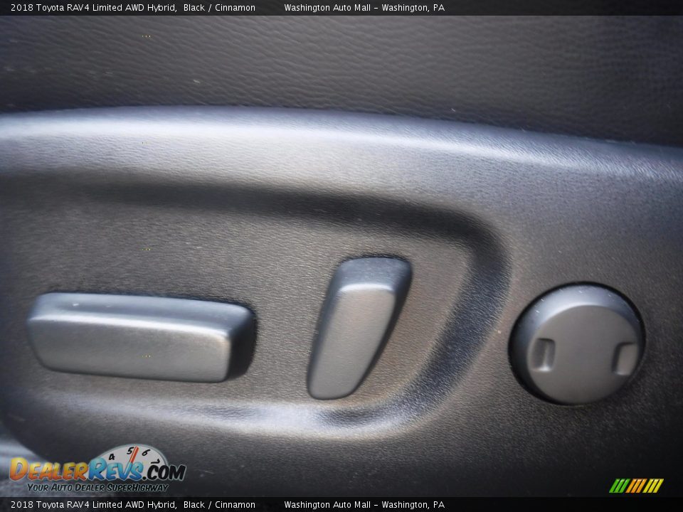 2018 Toyota RAV4 Limited AWD Hybrid Black / Cinnamon Photo #22