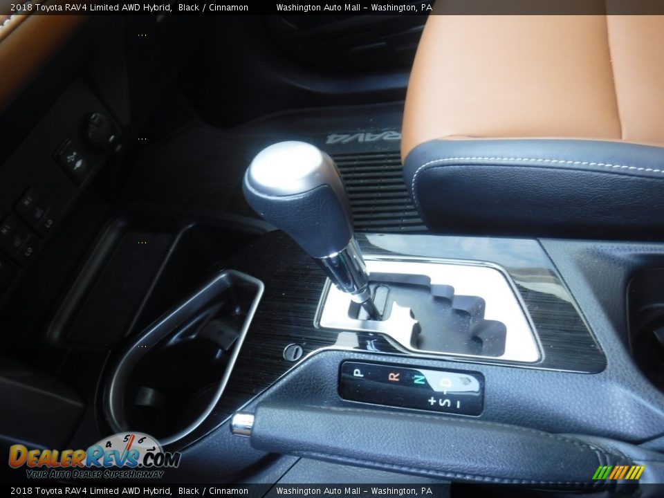2018 Toyota RAV4 Limited AWD Hybrid Black / Cinnamon Photo #24