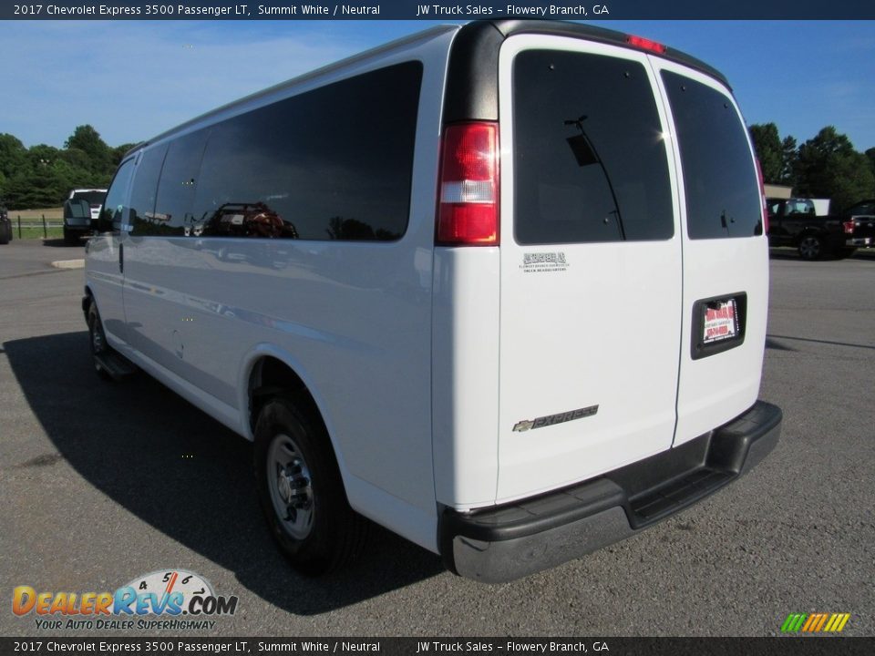 2017 Chevrolet Express 3500 Passenger LT Summit White / Neutral Photo #3