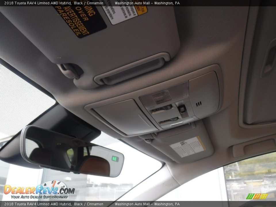 2018 Toyota RAV4 Limited AWD Hybrid Black / Cinnamon Photo #26