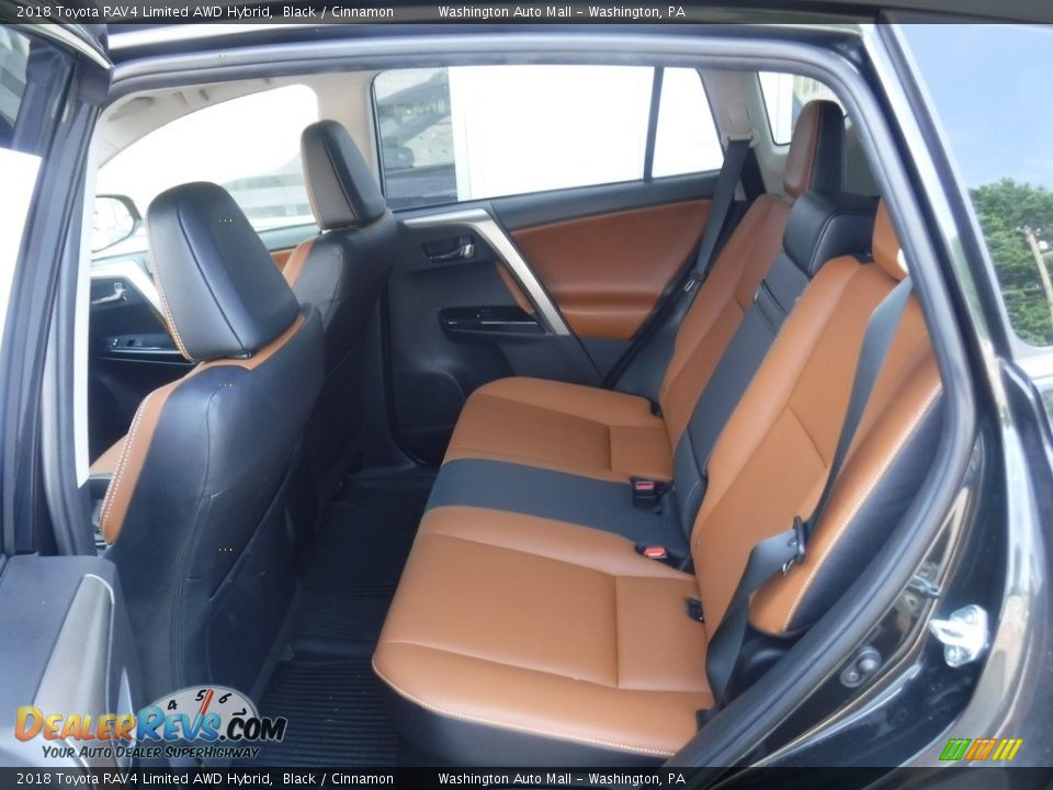 2018 Toyota RAV4 Limited AWD Hybrid Black / Cinnamon Photo #27