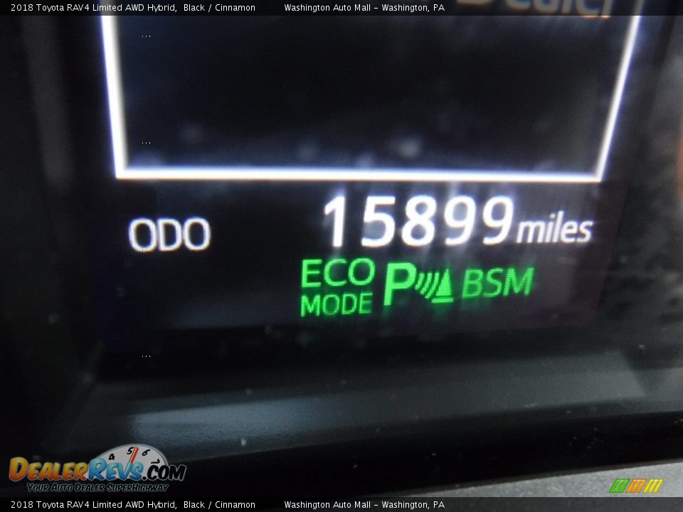 2018 Toyota RAV4 Limited AWD Hybrid Black / Cinnamon Photo #31