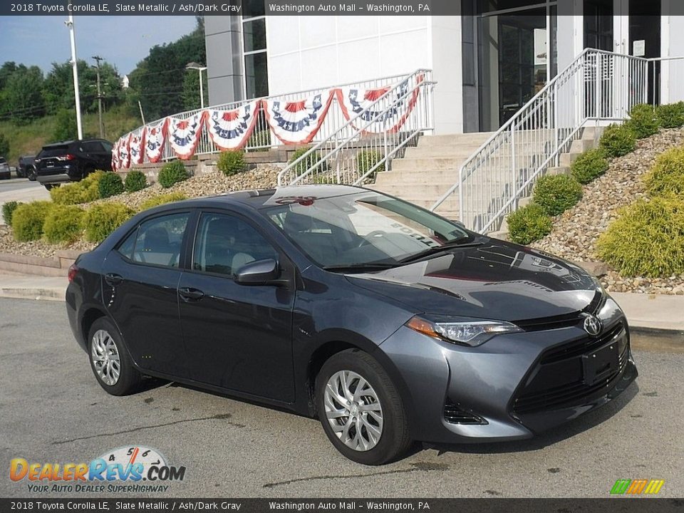 2018 Toyota Corolla LE Slate Metallic / Ash/Dark Gray Photo #1