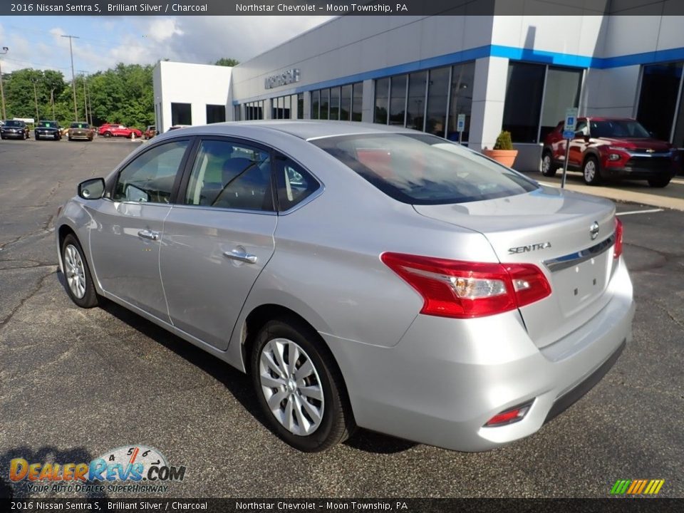 2016 Nissan Sentra S Brilliant Silver / Charcoal Photo #4