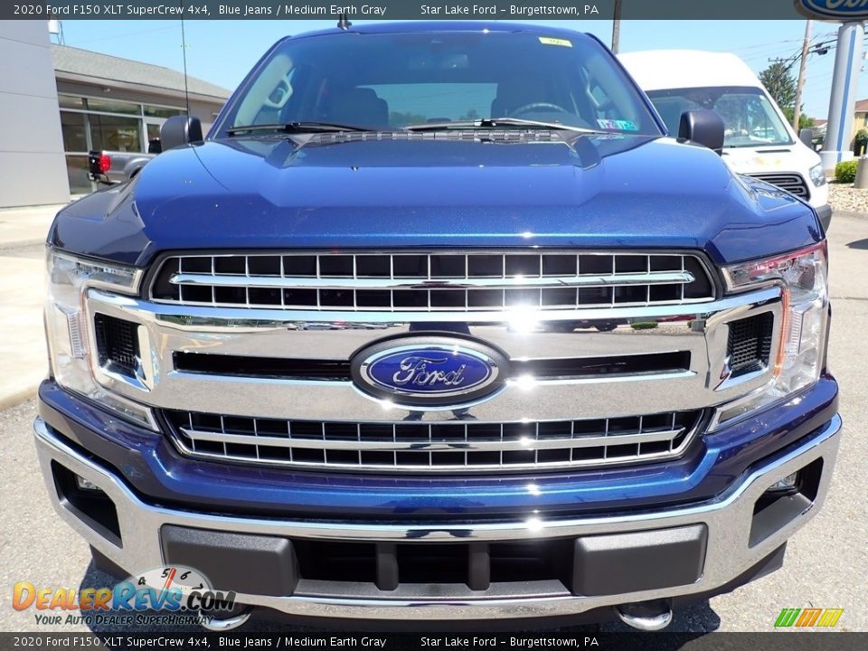 2020 Ford F150 XLT SuperCrew 4x4 Blue Jeans / Medium Earth Gray Photo #7