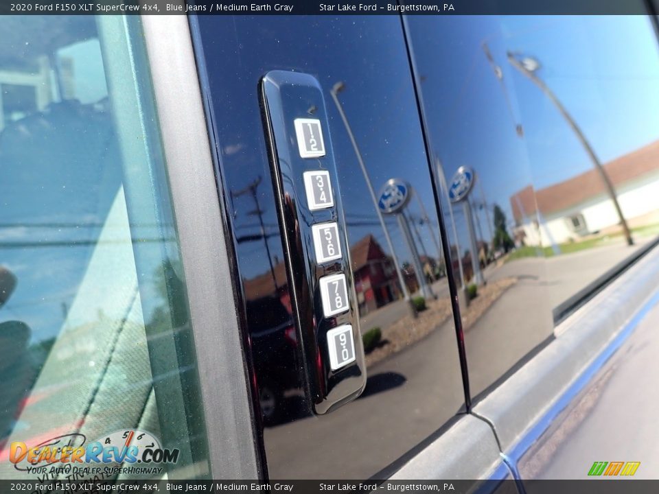 2020 Ford F150 XLT SuperCrew 4x4 Blue Jeans / Medium Earth Gray Photo #10