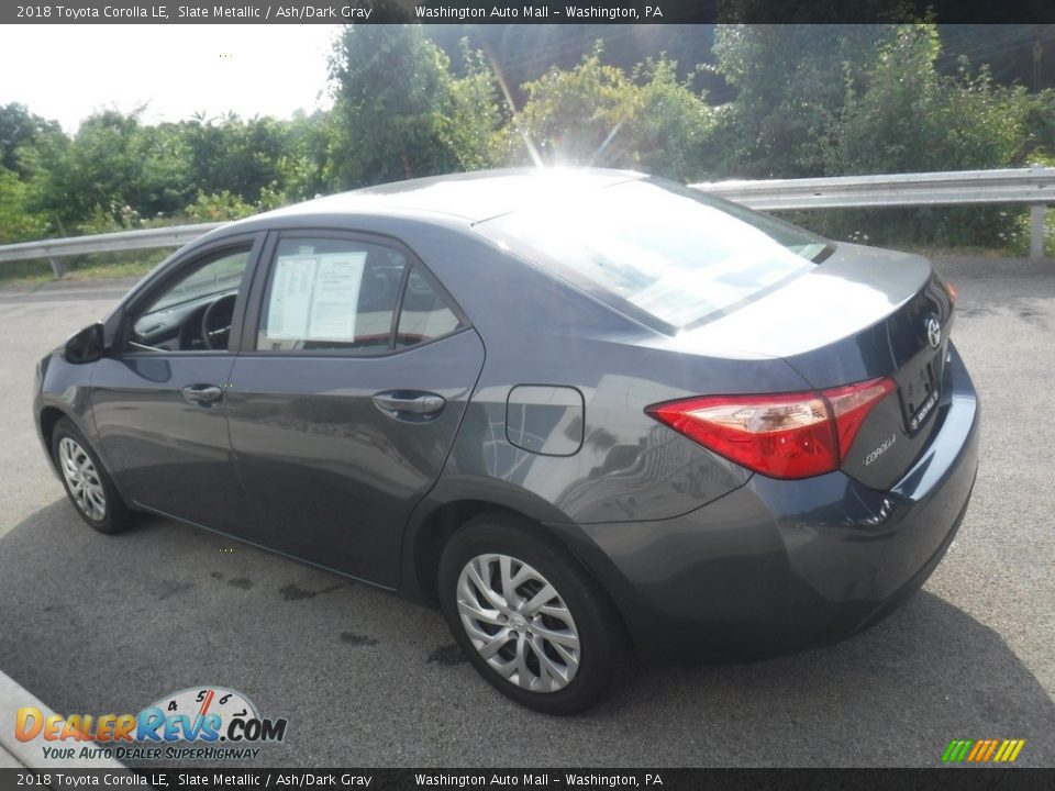 2018 Toyota Corolla LE Slate Metallic / Ash/Dark Gray Photo #11