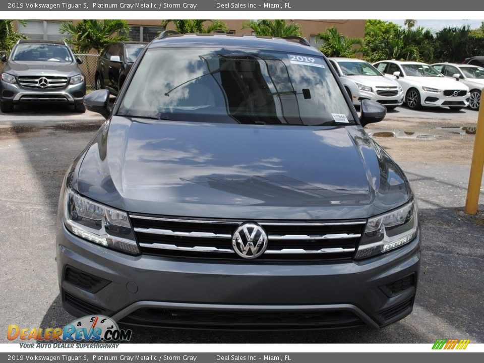 2019 Volkswagen Tiguan S Platinum Gray Metallic / Storm Gray Photo #3