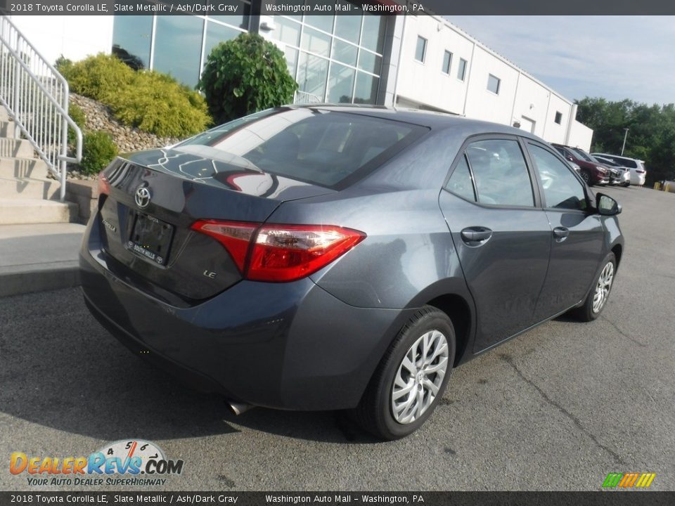 2018 Toyota Corolla LE Slate Metallic / Ash/Dark Gray Photo #13