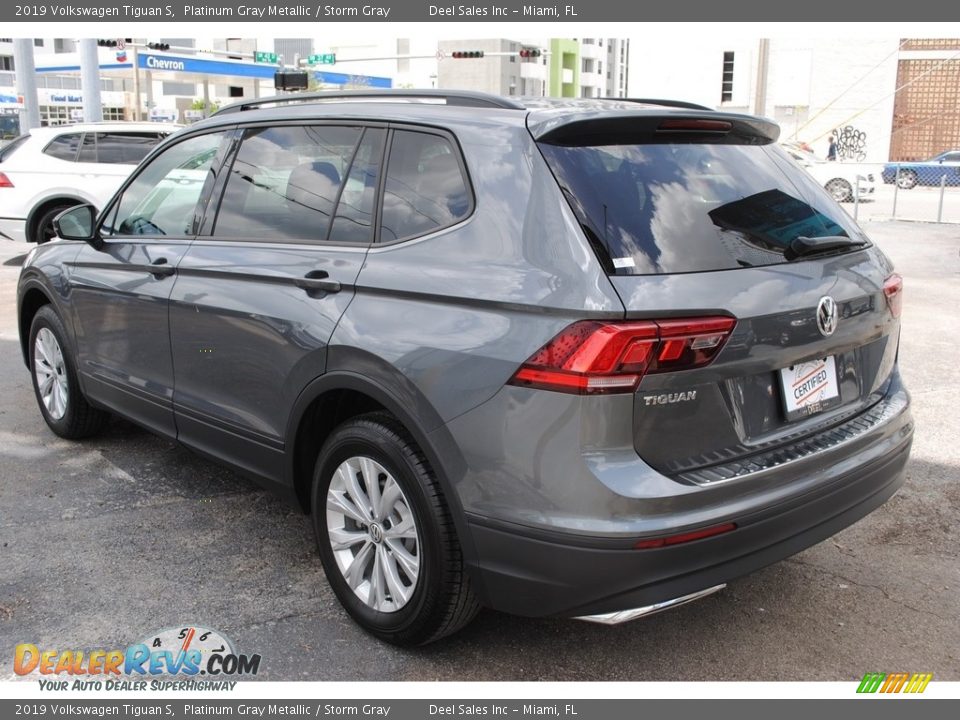2019 Volkswagen Tiguan S Platinum Gray Metallic / Storm Gray Photo #6